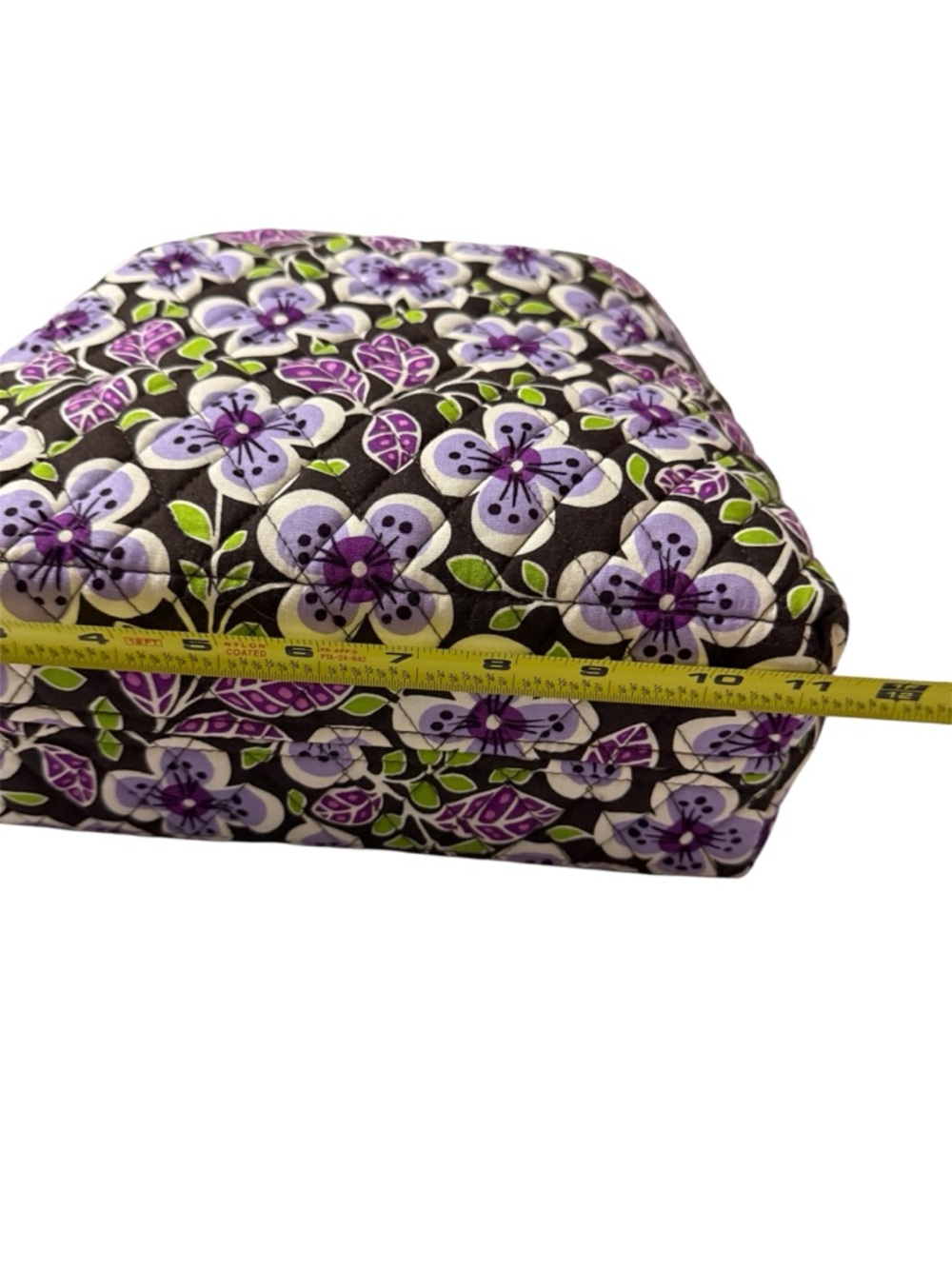 Vera Bradley Plum Floral Tote + Matching Wristlet Set | Retired Print - Picture 9 of 13